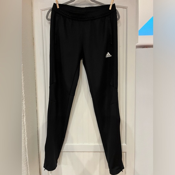 Women’s Adidas climacool black track pants size medium - Picture 1 of 4